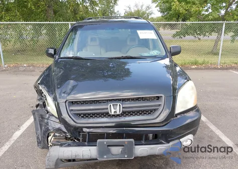 2004 Honda Pilot Ex-L from USA, damaged, VIN 2HKYF18574H547556
